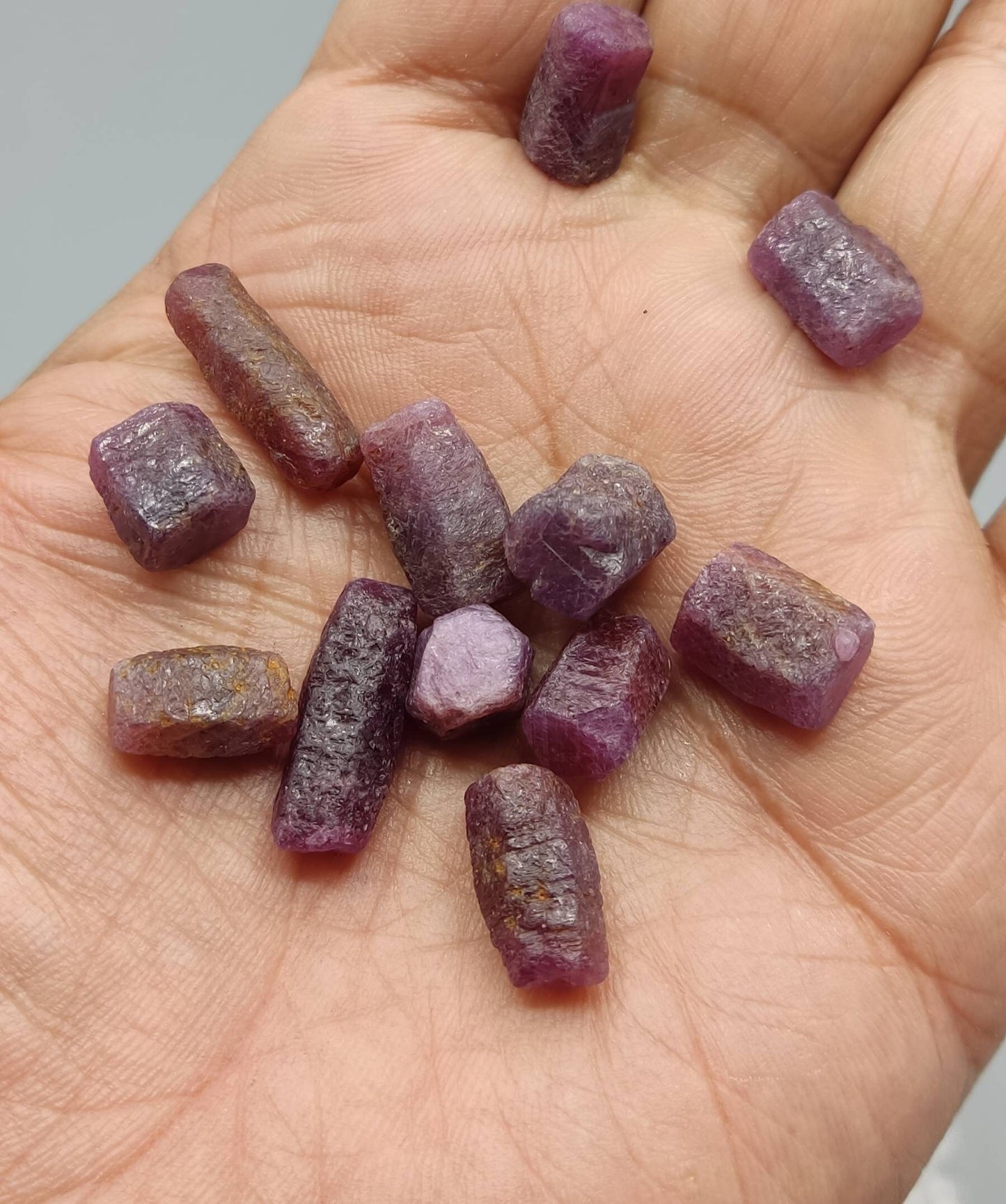 An aesthetic lot of Natural Ruby Crystals 29 grams