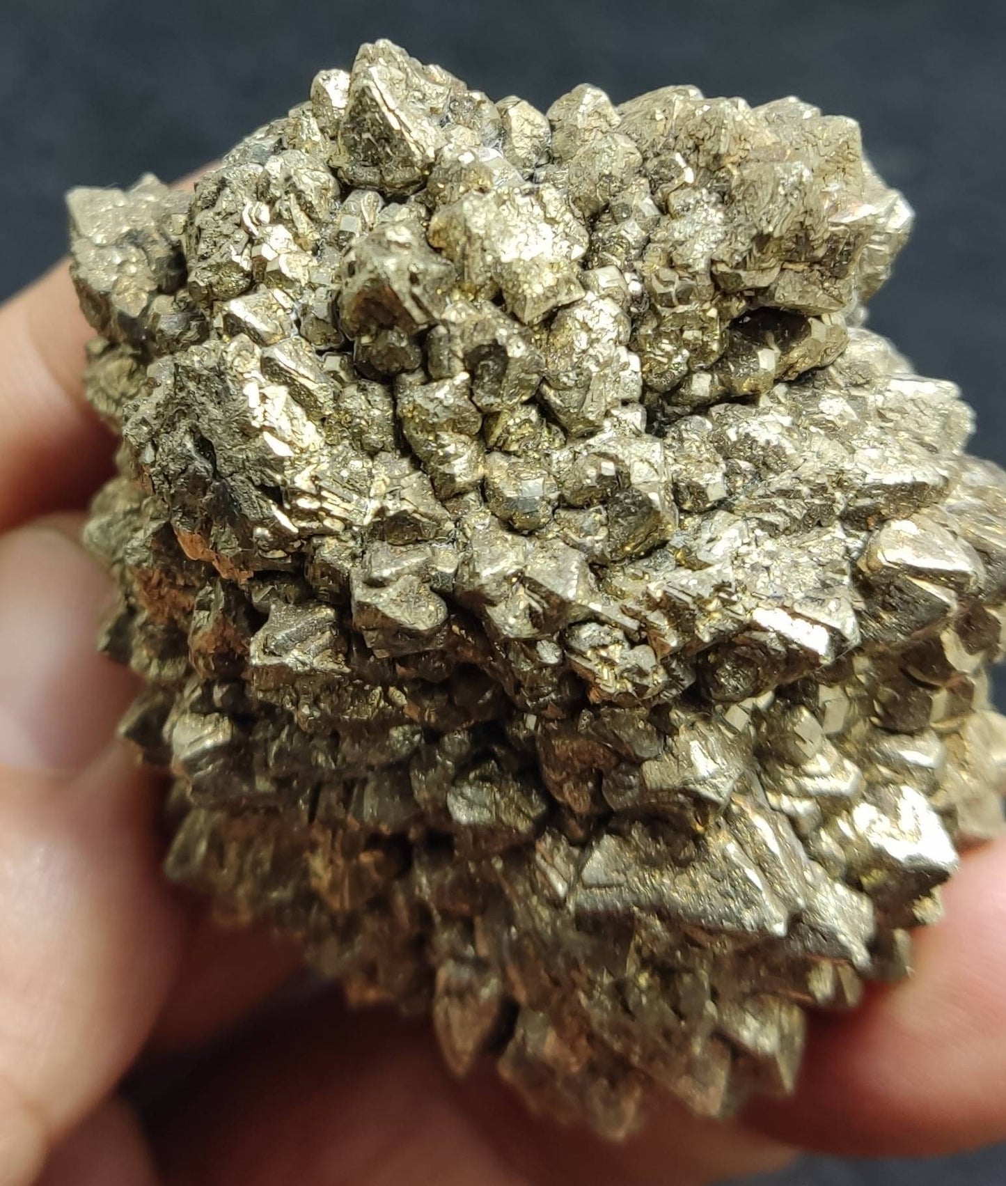 An amazing specimen of pyrite/marcasite 208 grams