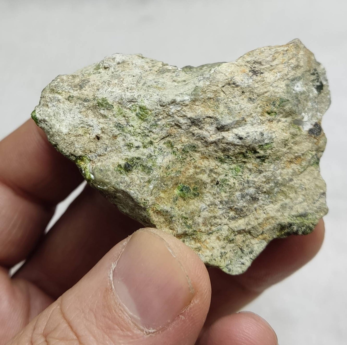 Garnet variety demantoid crystal on matrix 104 grams