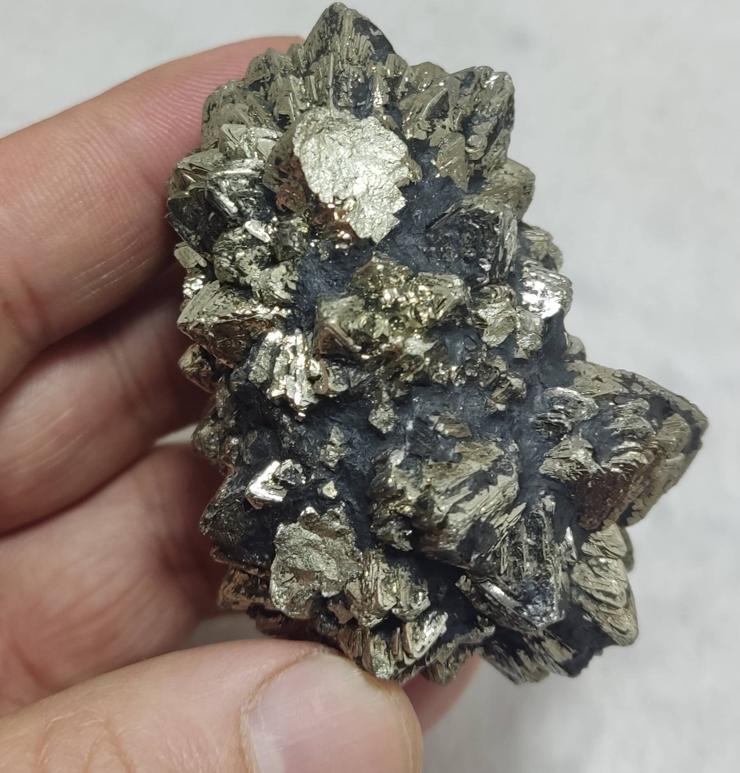 An amazing specimen of pyrite/marcasite 252 grams