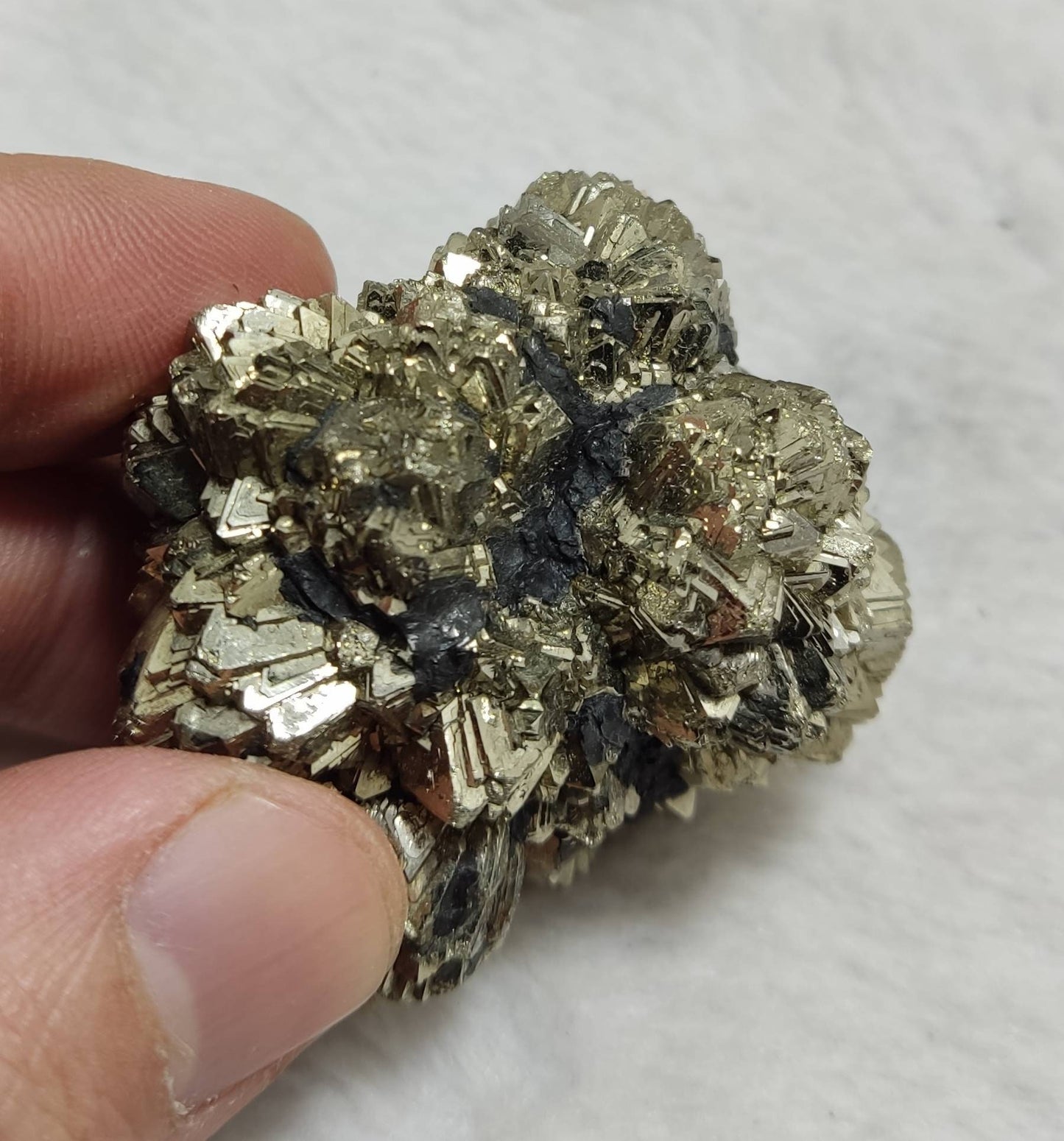 An amazing specimen of pyrite/marcasite 158 grams