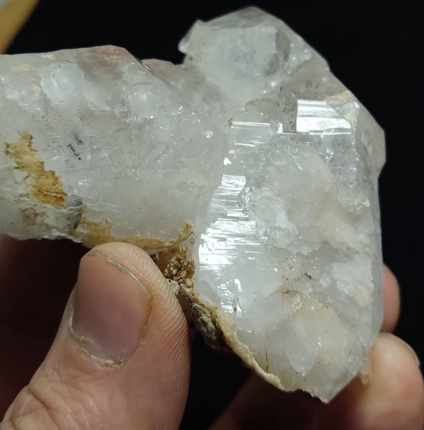 Quartz Crystals cluster 218 grams