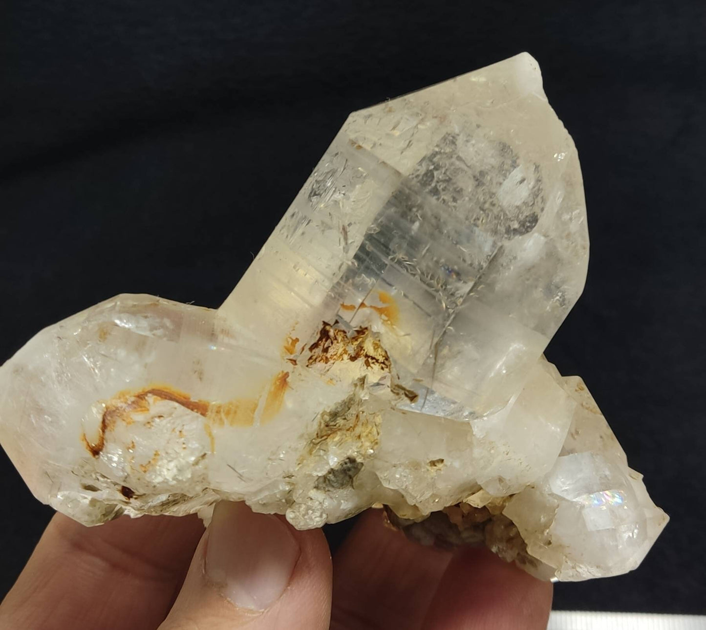 Natural Quartz Crystals cluster 280 grams