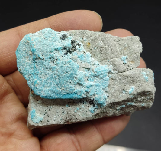 Natural turquoise in matrix with some pyrite 115 grams