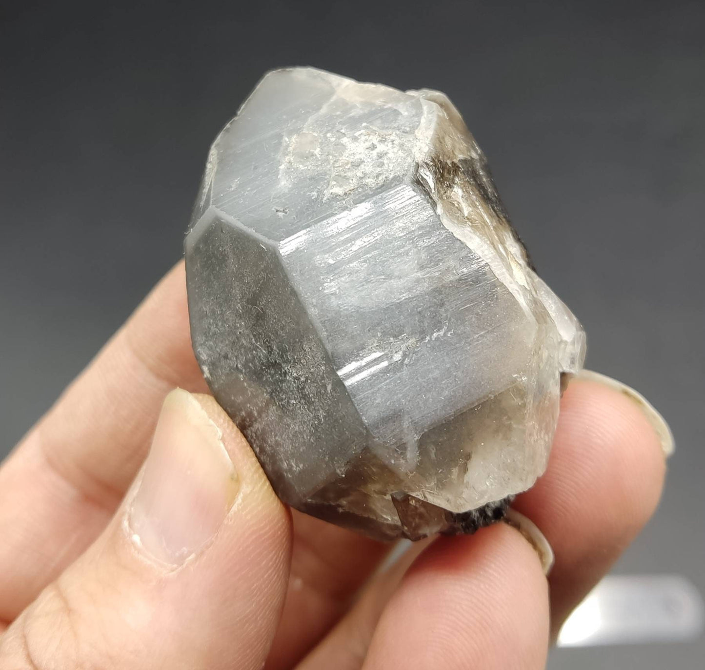 An amazing Beautiful terminated specimen of smoky quartz crystal 69 grams