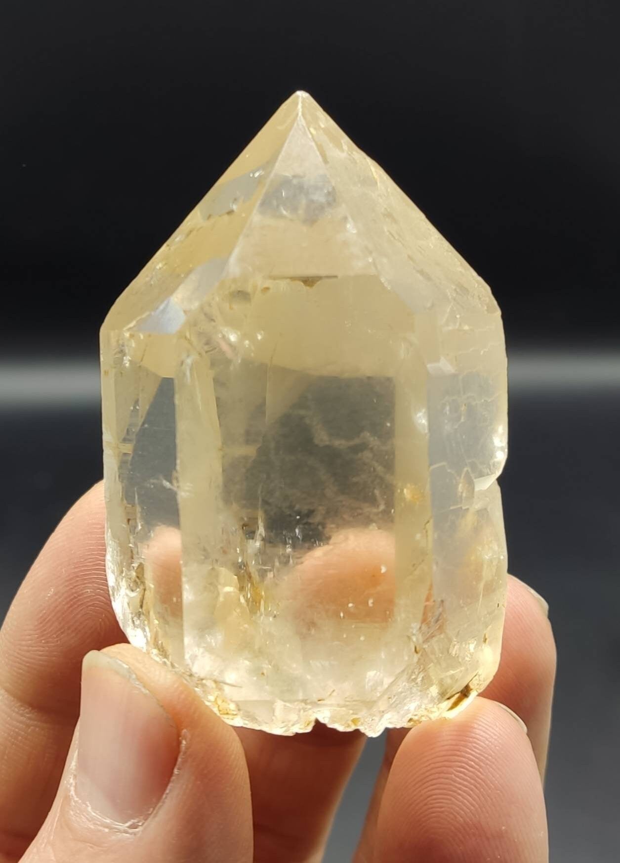 Quartz crystals transparent quartz natural quartz terminated quartz Quartz Crystals 119 grams