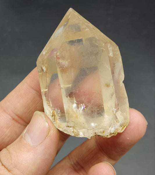 Quartz crystals transparent quartz natural quartz terminated quartz Quartz Crystals 119 grams