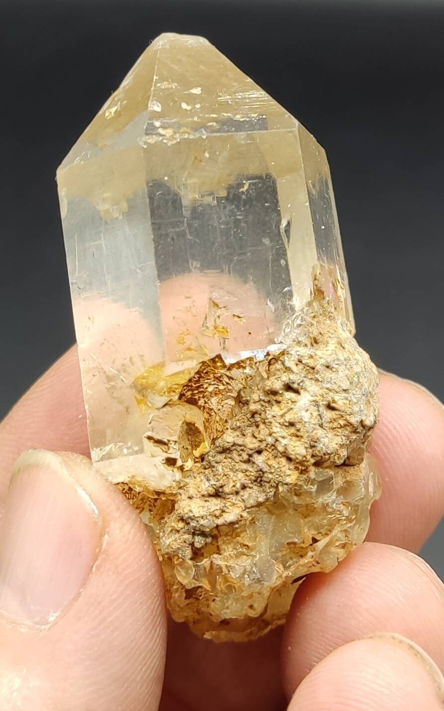 Quartz crystals transparent quartz natural quartz terminated quartz Quartz Crystals 49 grams