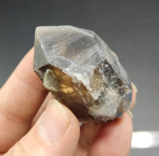 An amazing Beautiful terminated specimen of smoky quartz crystal 69 grams