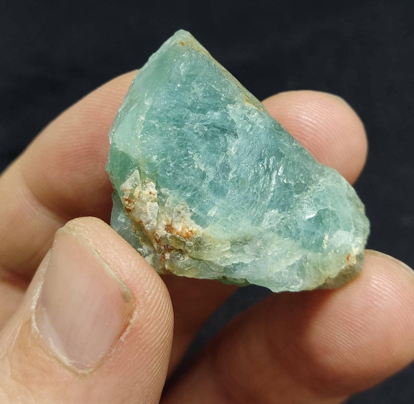 Single beautiful natural rare Grandidierite rough piece 18 grams