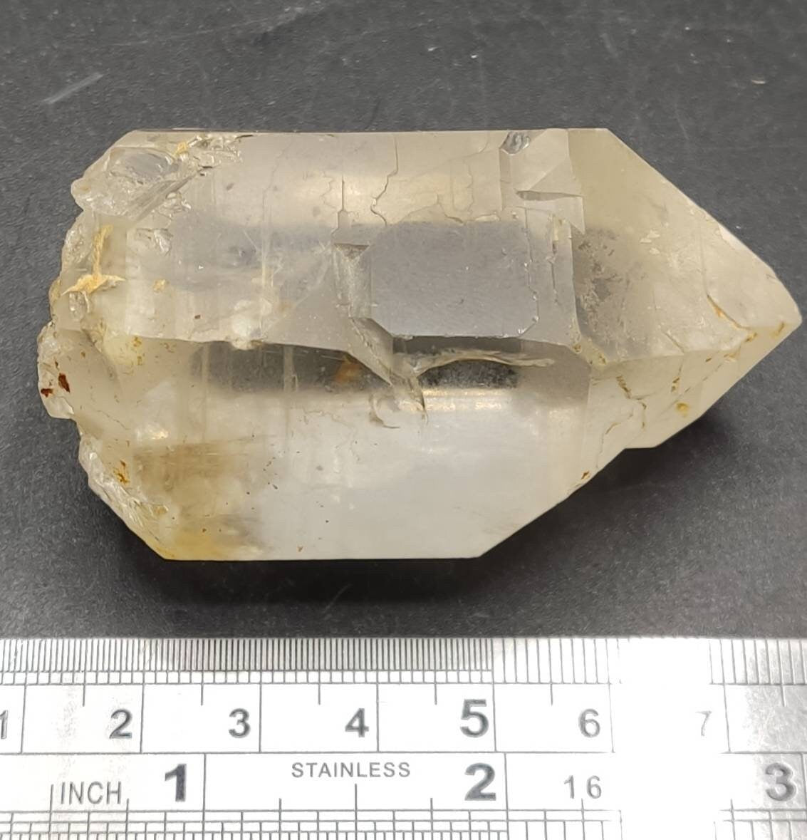 Quartz crystals transparent quartz natural quartz terminated quartz Quartz Crystals 119 grams