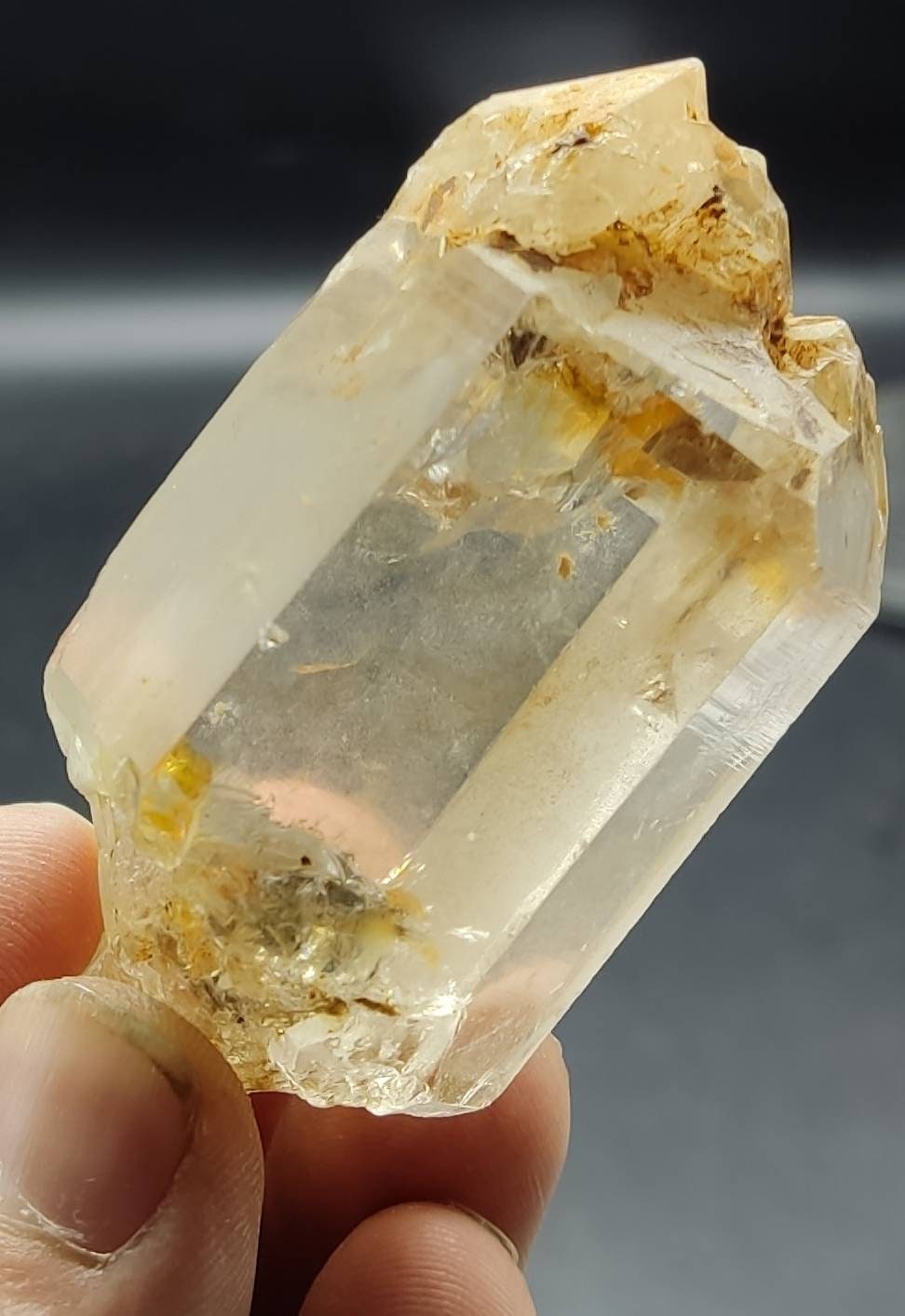 Quartz crystals transparent quartz natural quartz terminated quartz Quartz Crystals 120 grams