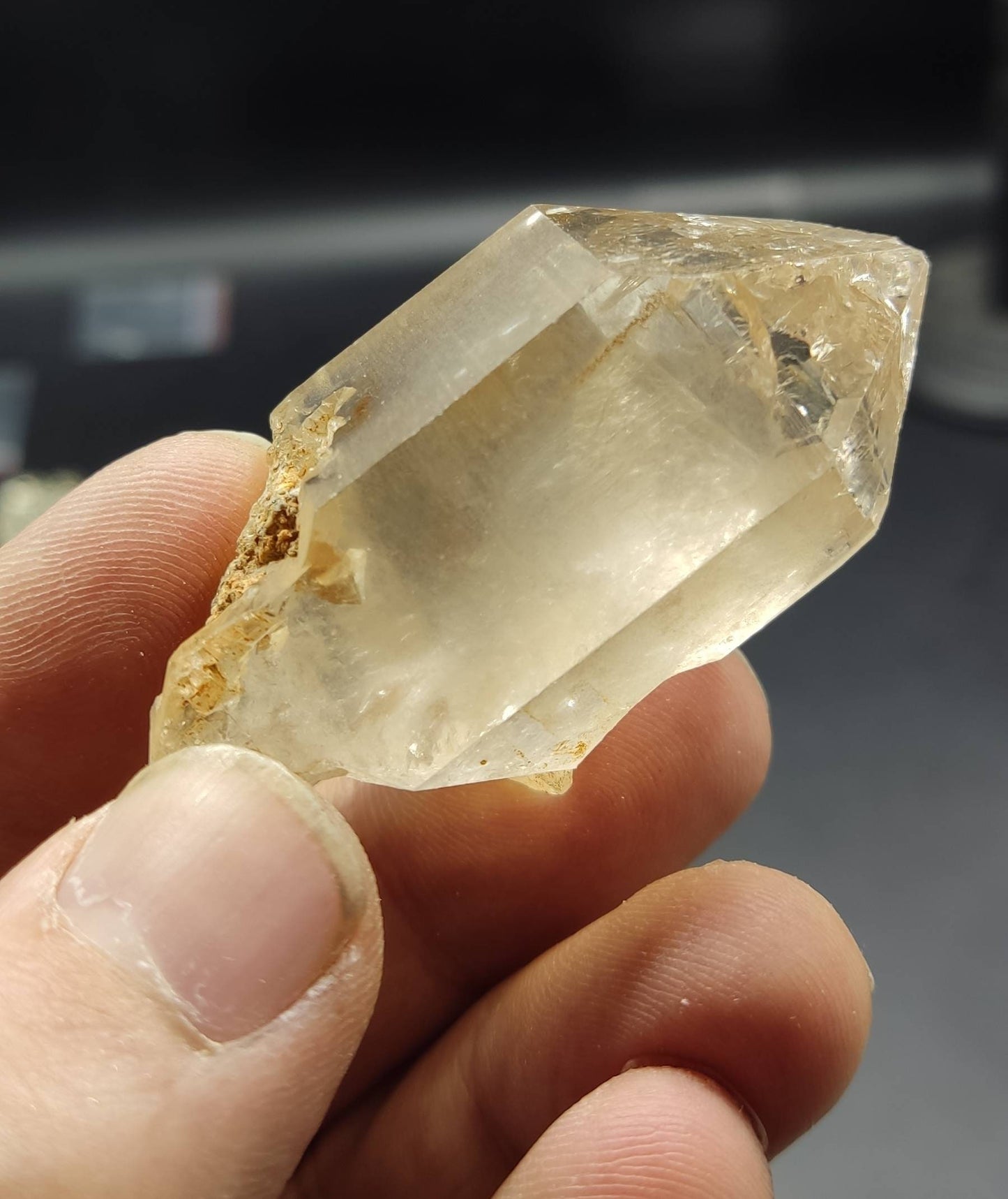 Quartz crystals transparent quartz natural quartz terminated quartz Quartz Crystals 57 grams