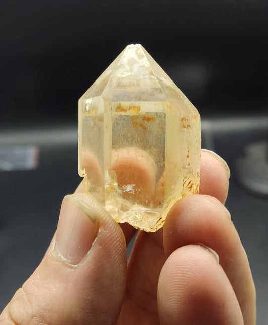 Quartz crystals transparent quartz natural quartz terminated quartz Quartz Crystals 39 grams