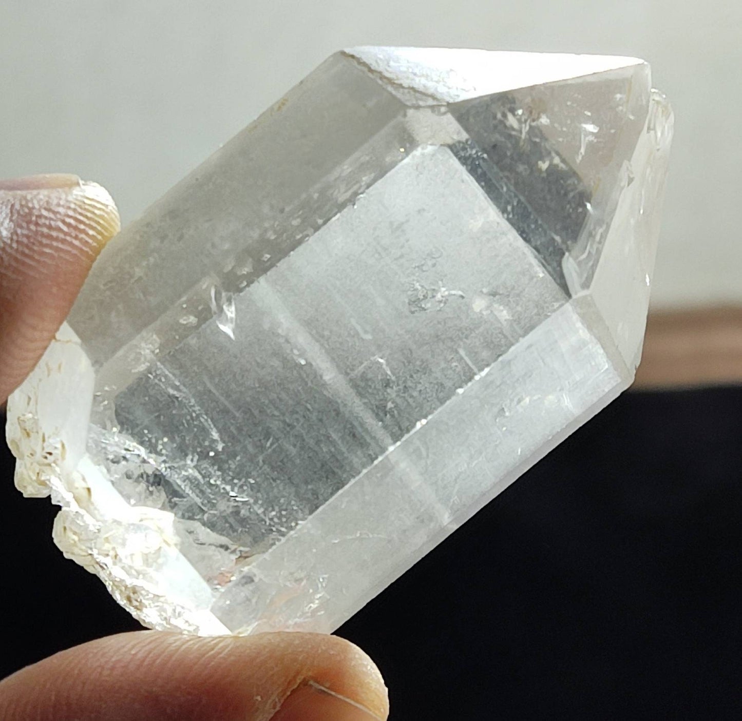 Quartz crystals transparent quartz natural quartz terminated quartz Quartz Crystals 48 grams