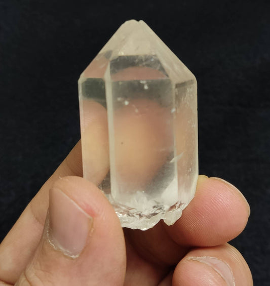 Quartz crystals transparent quartz natural quartz terminated quartz Quartz Crystals 48 grams