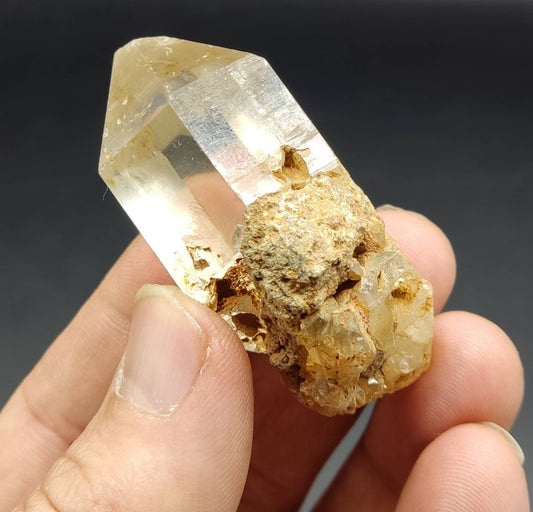 Quartz crystals transparent quartz natural quartz terminated quartz Quartz Crystals 49 grams