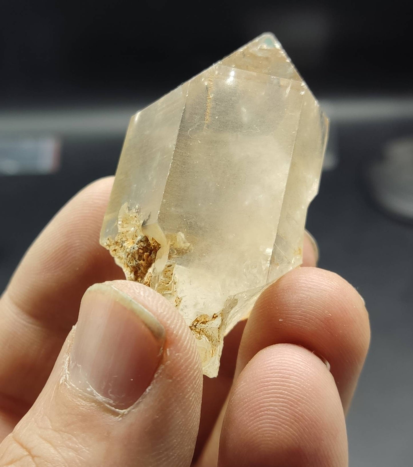 Quartz crystals transparent quartz natural quartz terminated quartz Quartz Crystals 57 grams