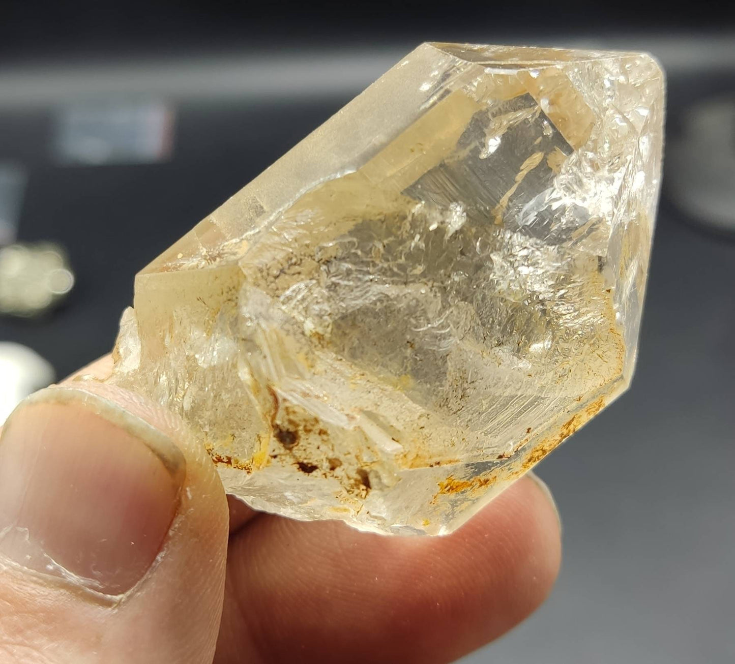 Quartz crystals transparent quartz natural quartz terminated quartz Quartz Crystals 57 grams