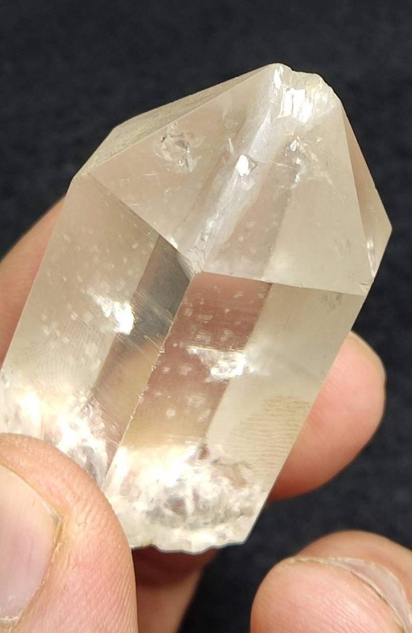 Quartz crystals transparent quartz natural quartz terminated quartz Quartz Crystals 48 grams