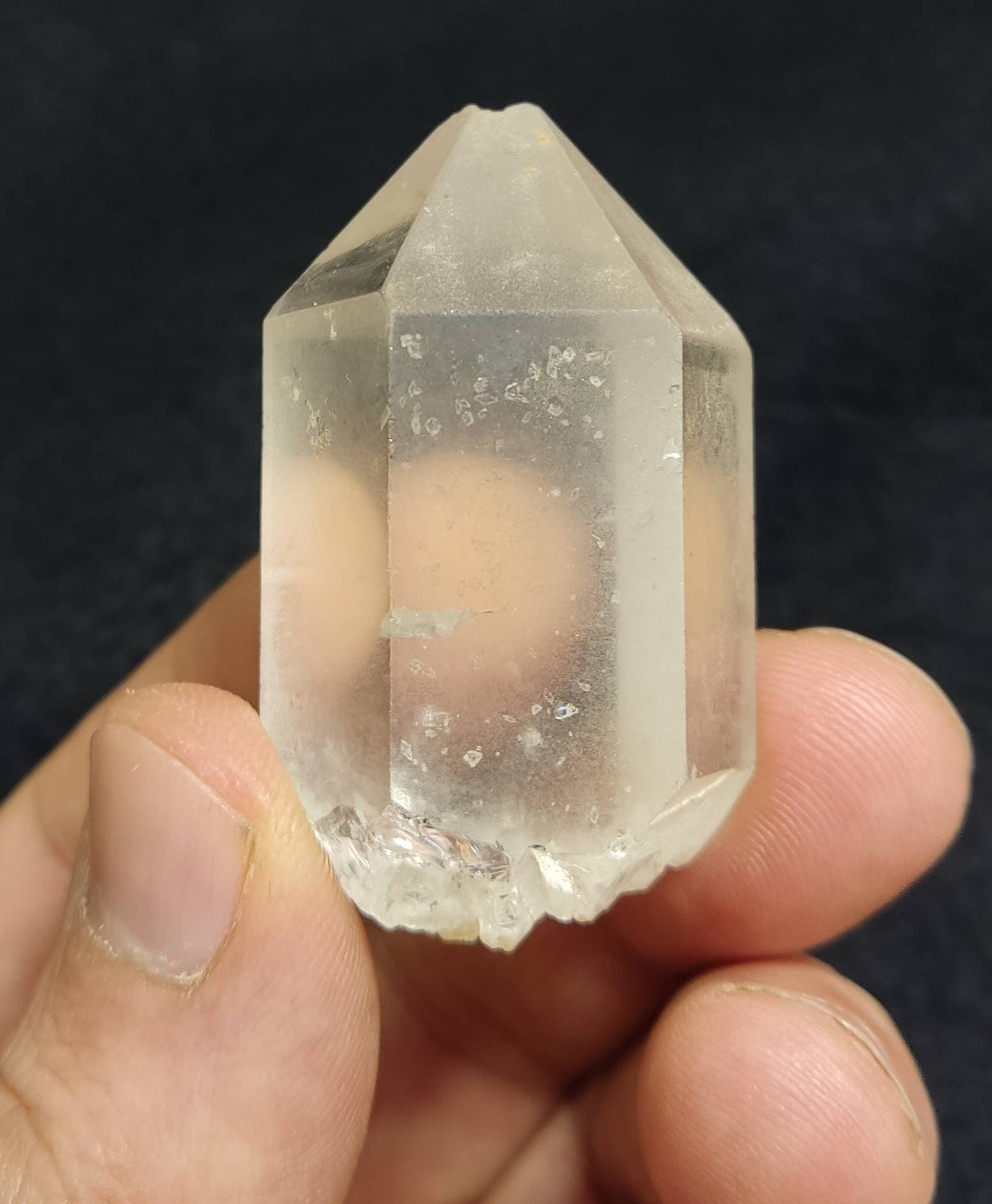 Quartz crystals transparent quartz natural quartz terminated quartz Quartz Crystals 48 grams