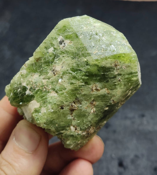 Green Diopside crystal 205 grams