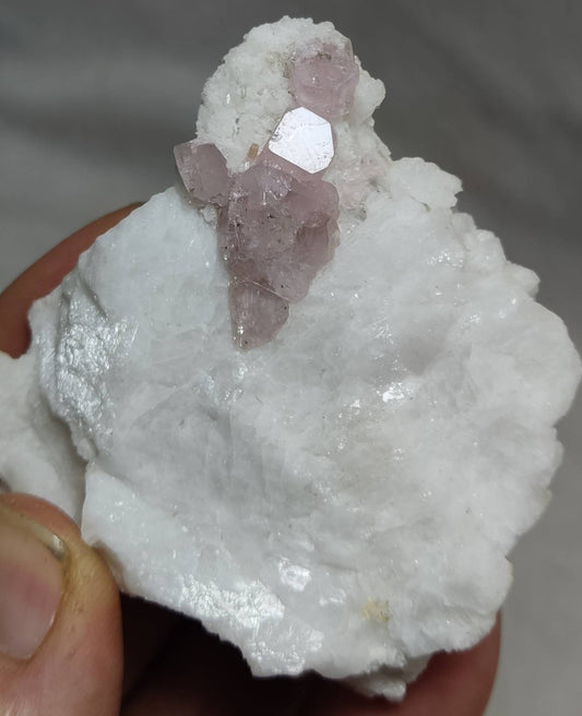 Pink Apatite crystals on matrix 118 grams