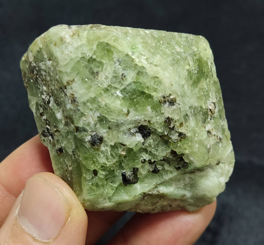 Green Diopside crystal 121 grams