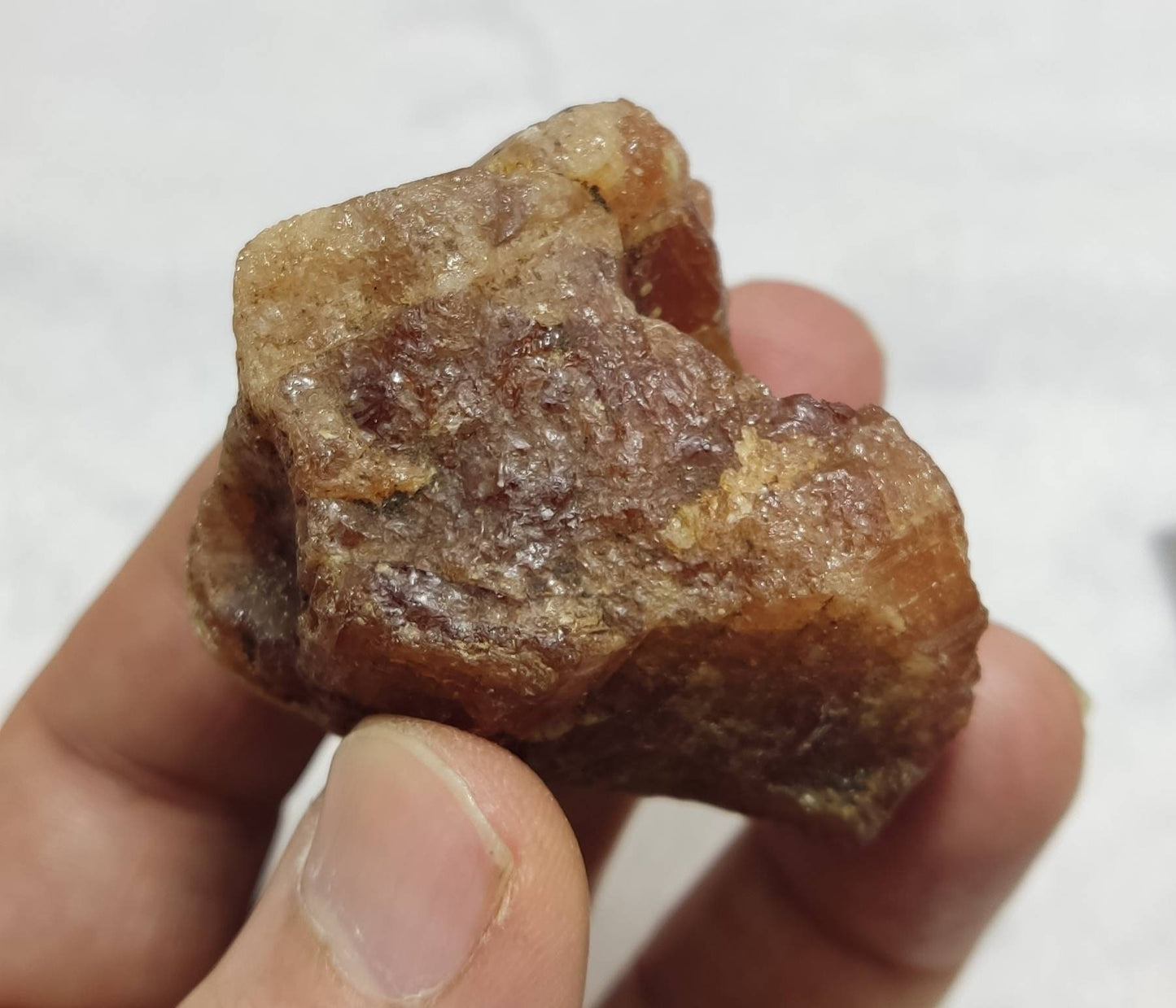 Garnet variety hessonite specimen 109 grams