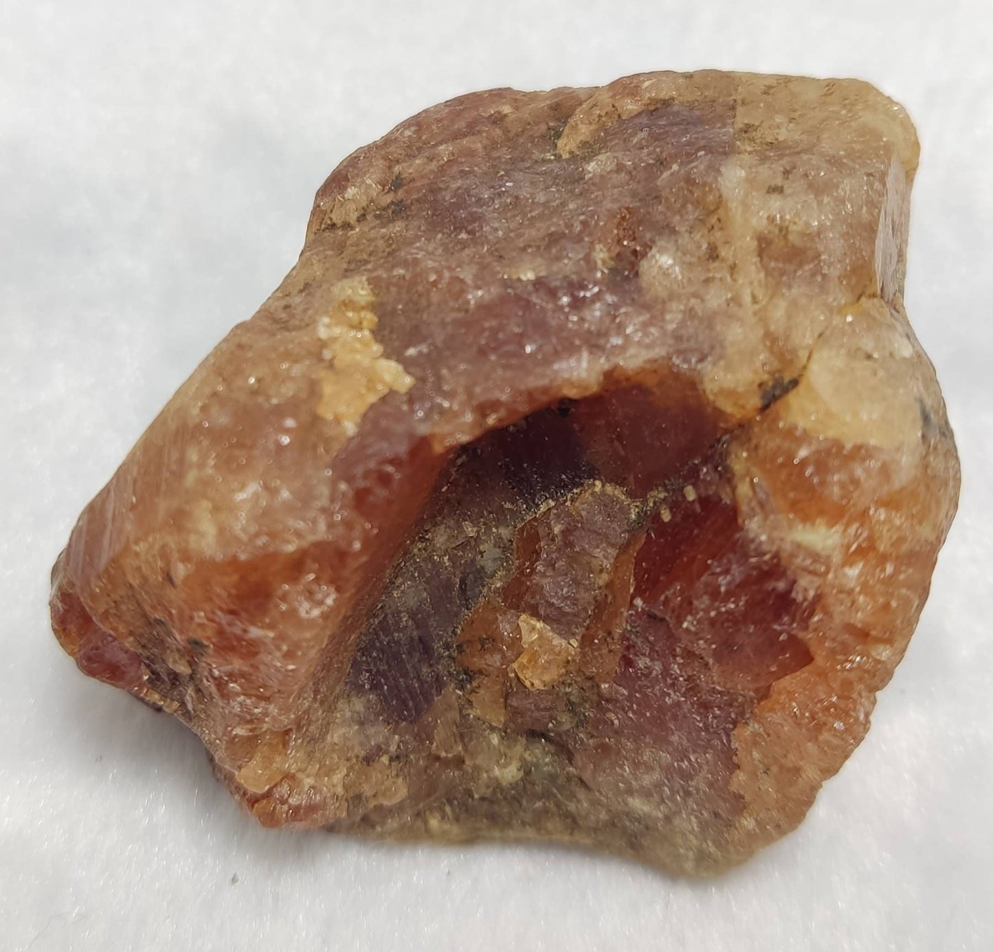 Garnet variety hessonite specimen 109 grams