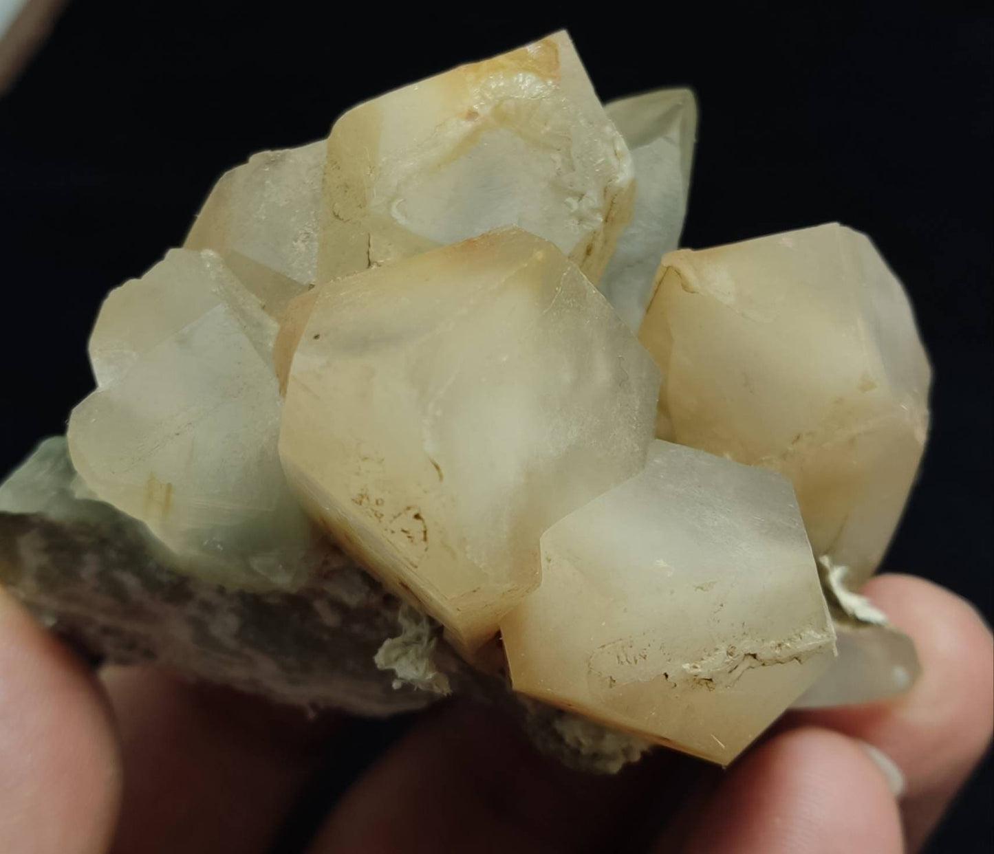 Amphibole Quartz Cluster 163 grams