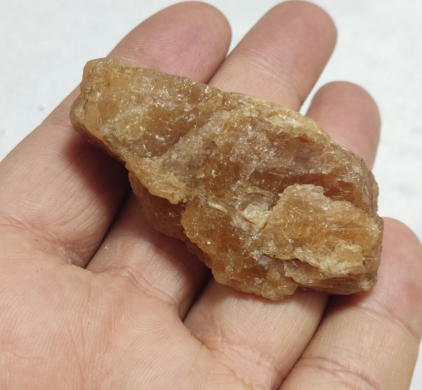 Hessonite garnets rough specimen 70 grams