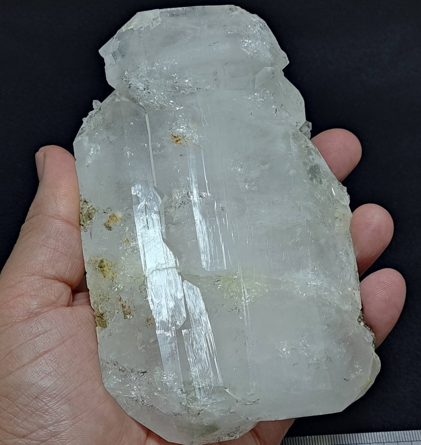 Faden Quartz crystal specimen with chlorite inclusions 730 grams