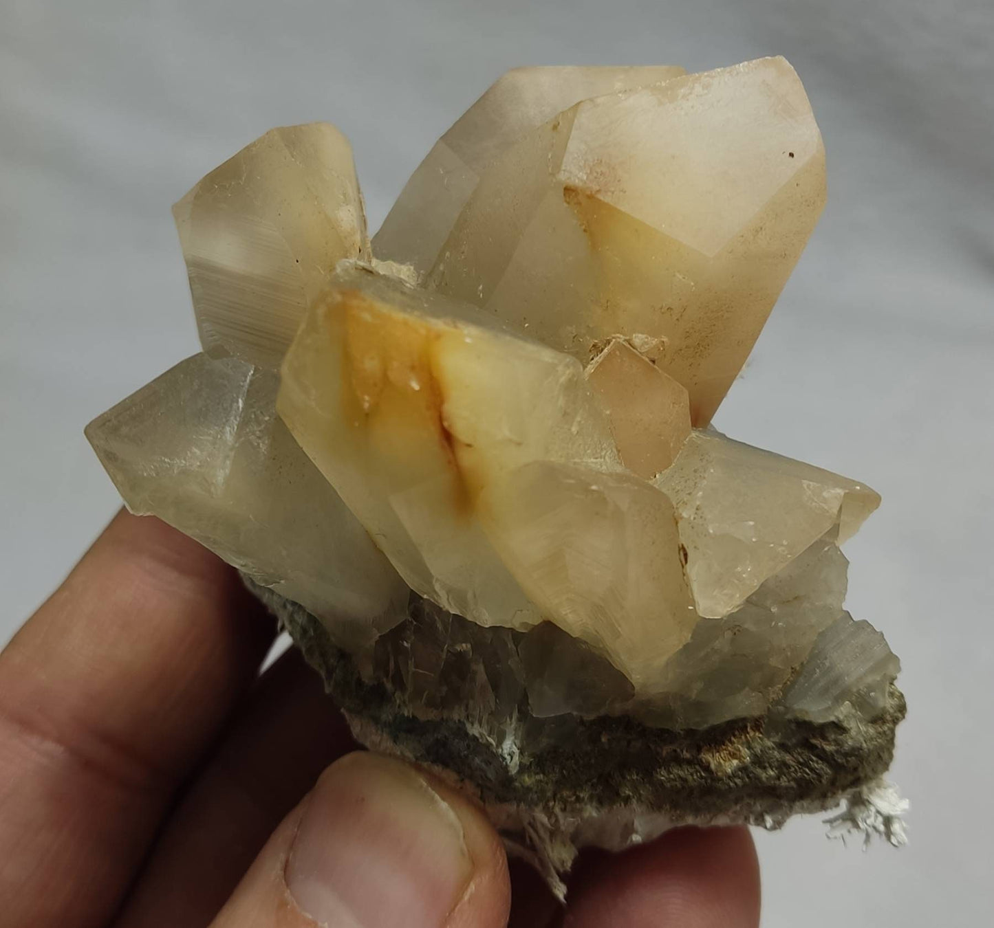 Amphibole Quartz Cluster 163 grams