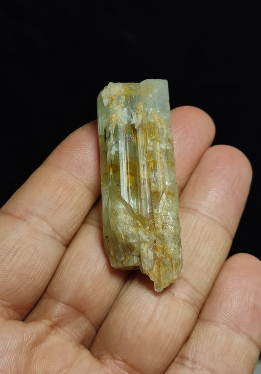 Terminated etched Aquamarine crystal 25 grams