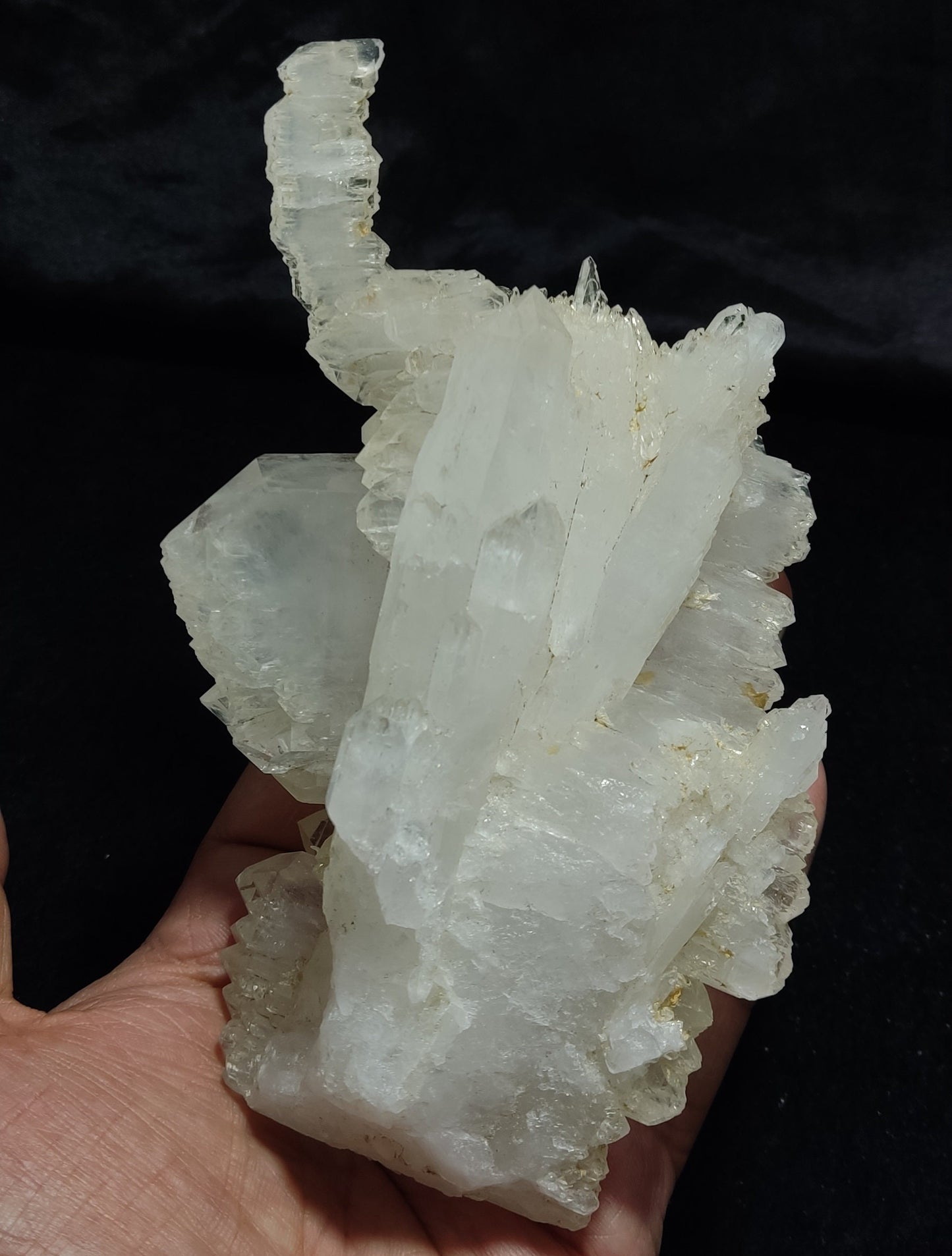 Very aesthetic quartz cluster cabinet size specimen 580 grams