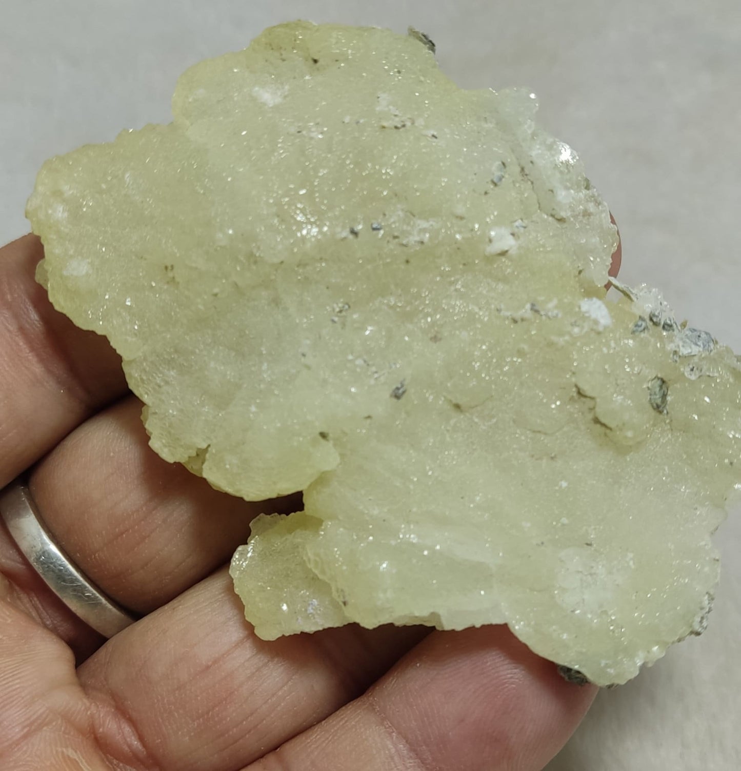 Natural Yellow Brucite crystal 50 grams
