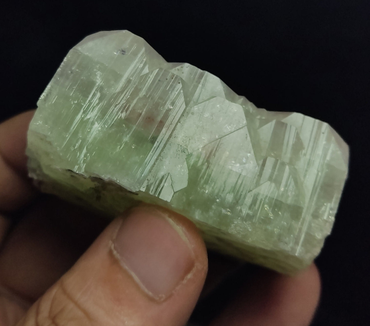 An aesthetic specimen of apophyllite 118 grams