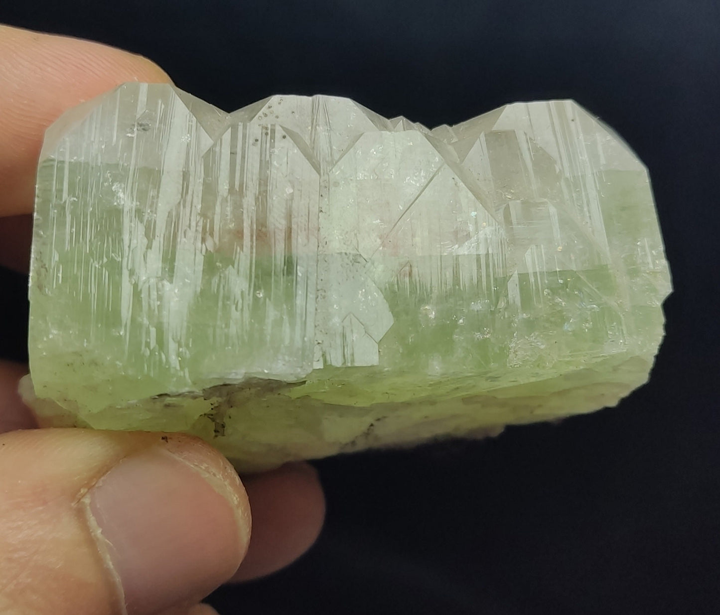 An aesthetic specimen of apophyllite 118 grams