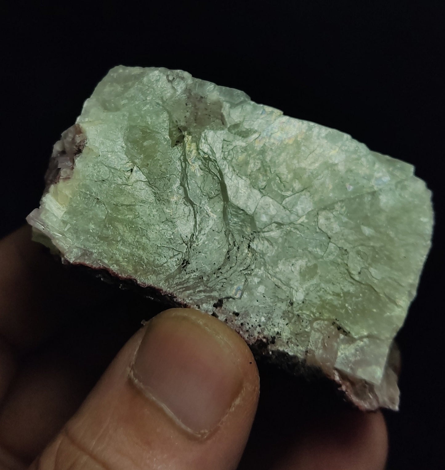 An aesthetic specimen of apophyllite 118 grams