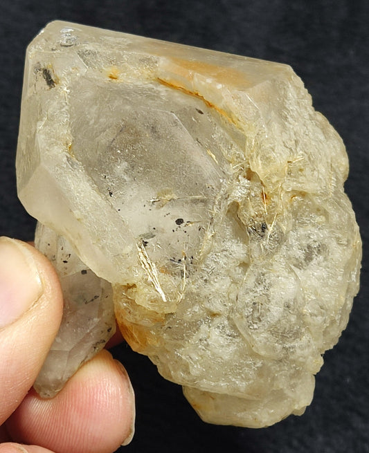 Natural double terminated fenster like scepter like quartz 137 grams