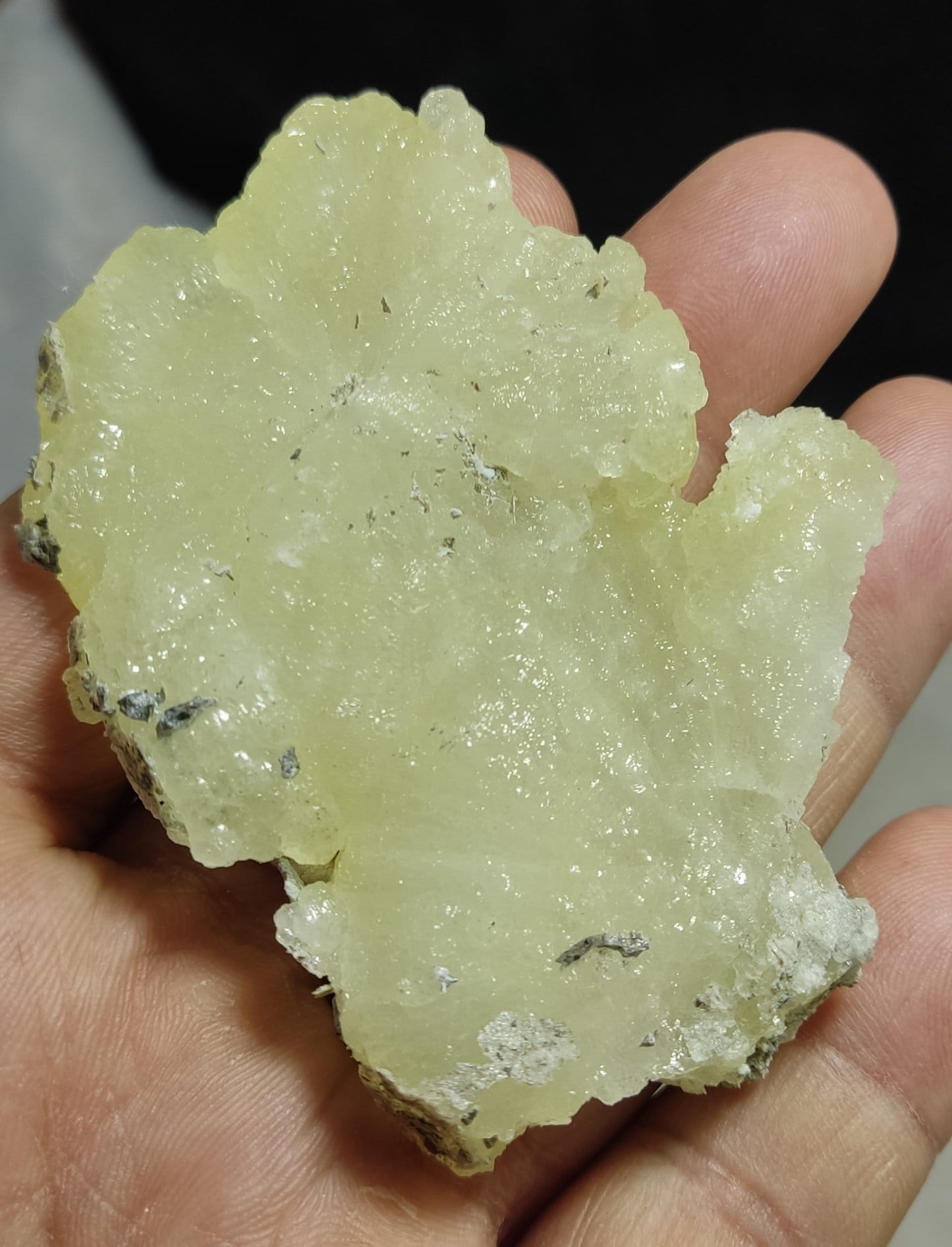 Natural Yellow Brucite crystal 50 grams