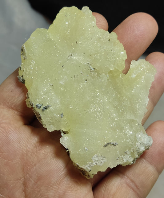 Natural Yellow Brucite crystal 50 grams